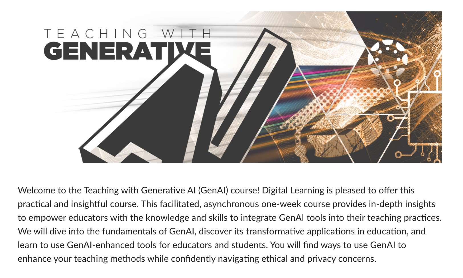 Teaching With GenAI